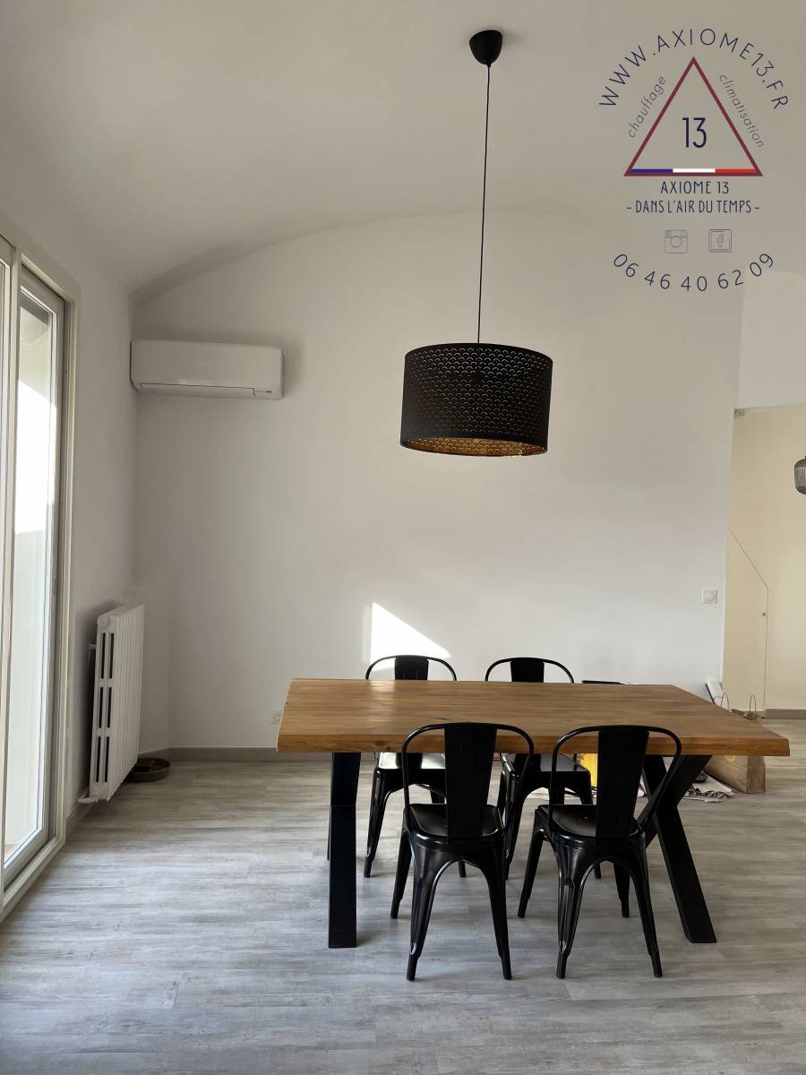 Unité intérieure murale de Climatisation dans un séjour