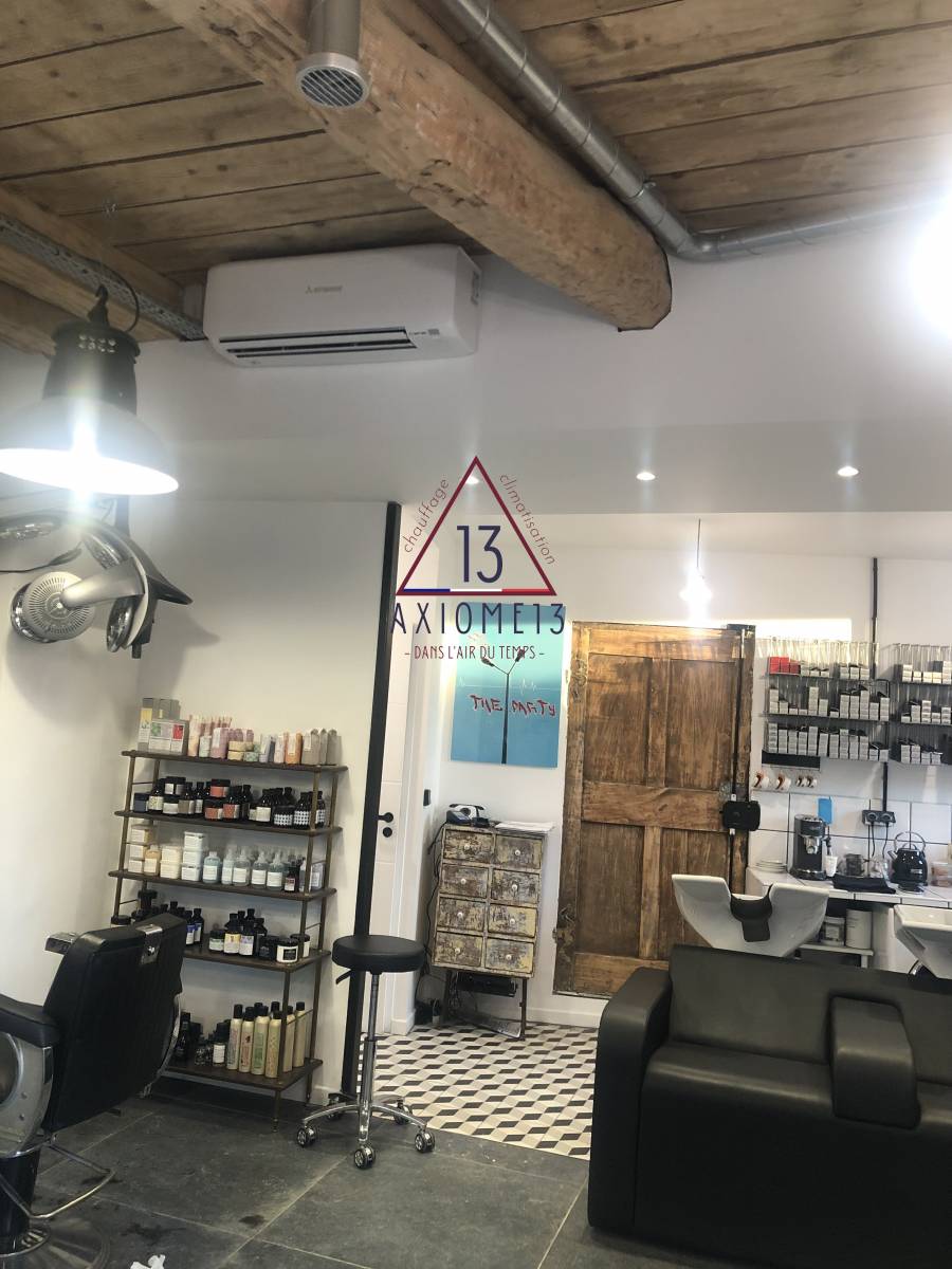 Climatisation murale salon de coiffure à Gemenos