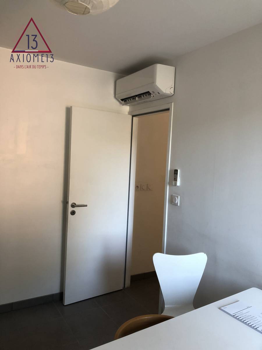 Climatisation murale dans un cabinet médical à Auriol