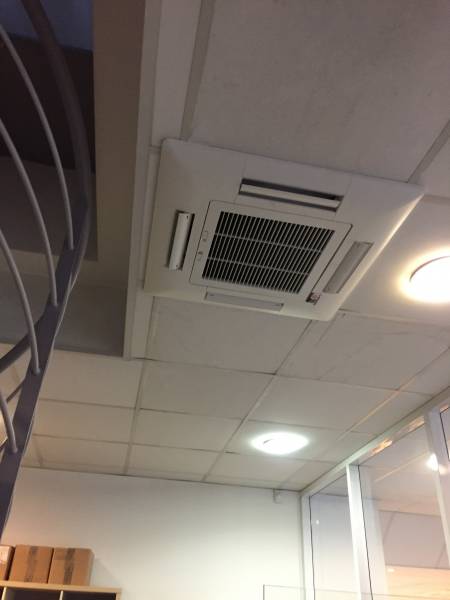 Cassettes en plafond Mitsubishi