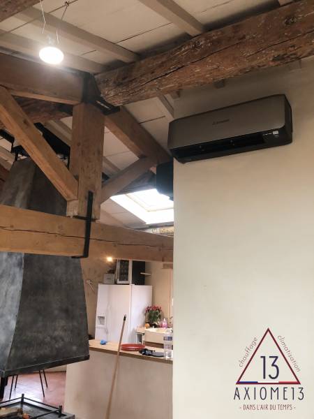 Climatisation réversible murale couleur Titane Mitsubishi