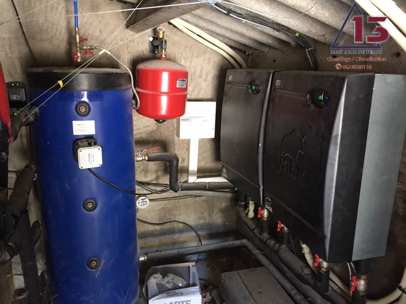 Chauffage par plafonnier et plancher chauffant réversible à La Cadière d'Azur