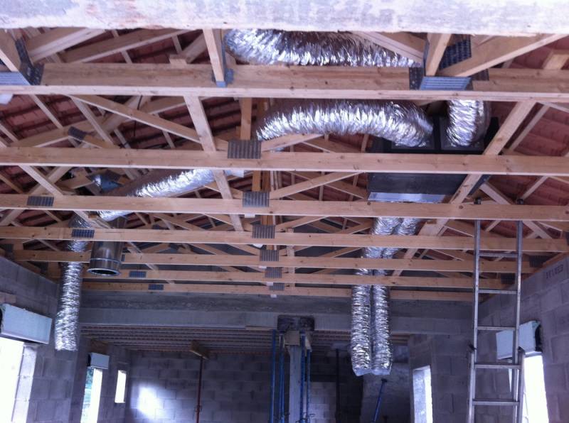 Climatisation réversible gainable Mitsubishi